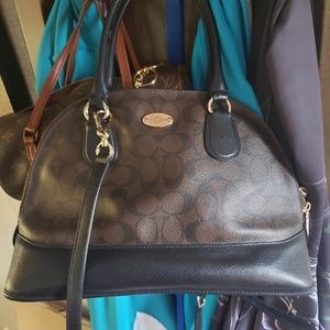 Coach logo prince street dome bag